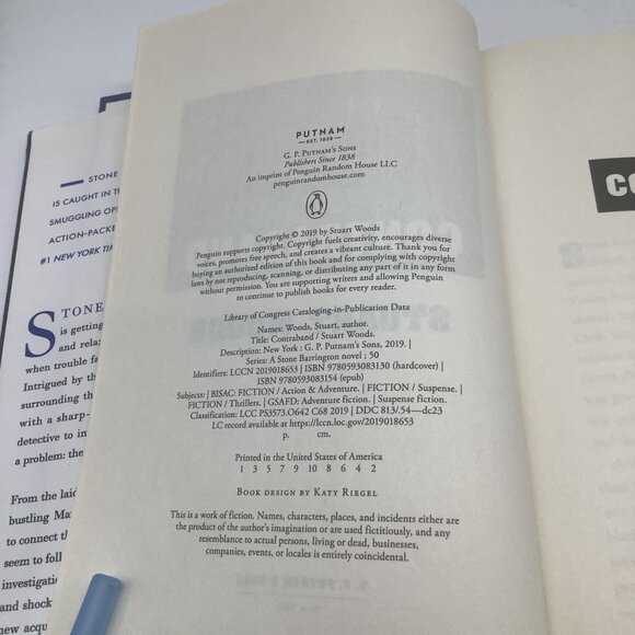 Contraband (A Stone Barrington Novel) - Hardcover By Woods, Stuart - VERY GOOD - Picture 3 of 12